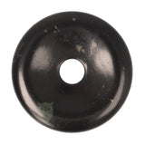 Shungiet donut hanger nr. 10 - Ø 4 cm | Edelsteen sieraad