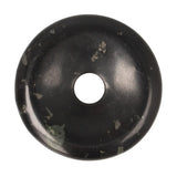 Shungiet donut hanger nr. 9 - Ø 4 cm | Edelsteen sieraad