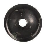 Shungiet donut hanger nr. 9 - Ø 4 cm | Edelsteen sieraad
