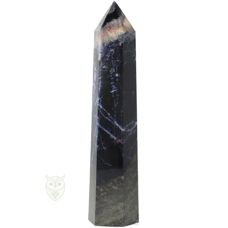 Sodaliet obelisk 353 gram gepolijste edelsteen punt