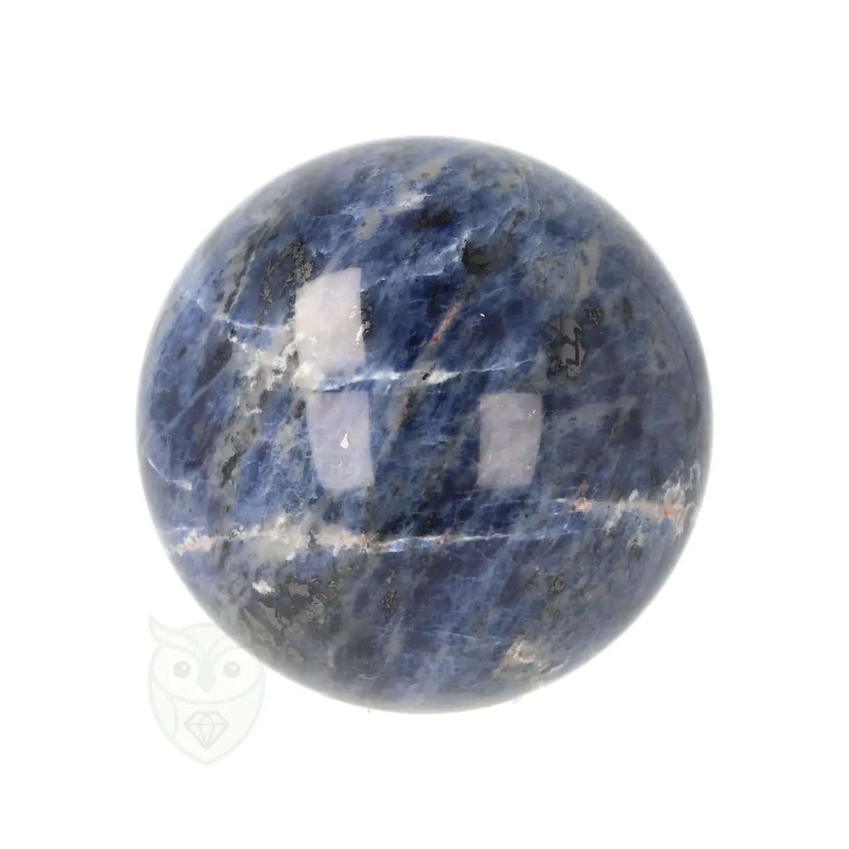 Sodaliet bol nr. 15 - 202 gram Ø 5,32 cm | Edelsteen bol