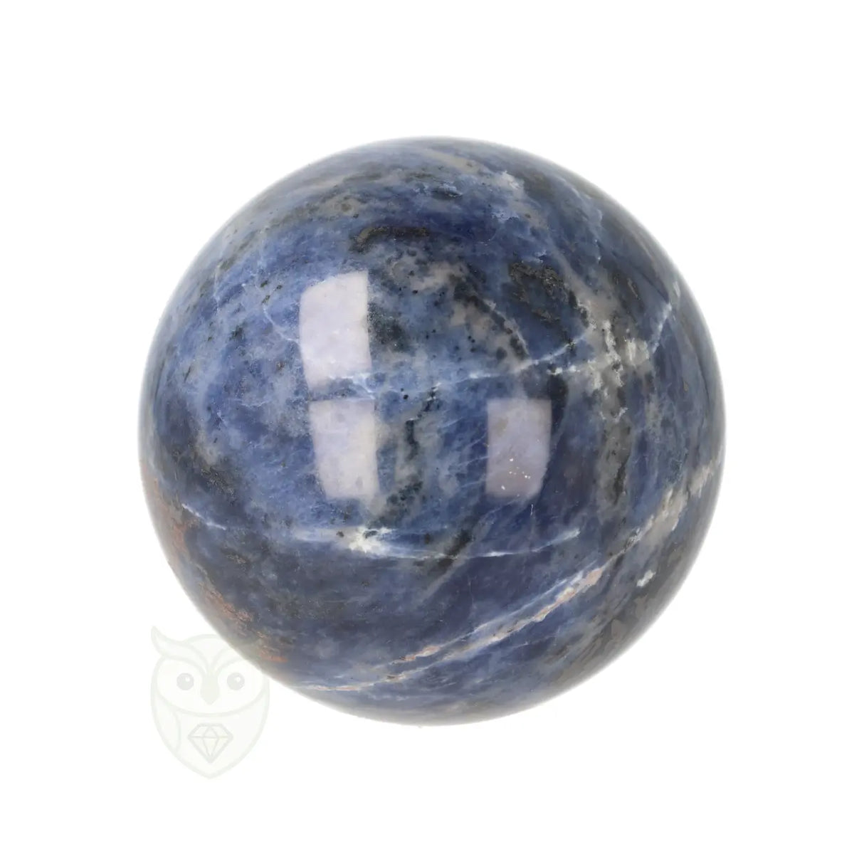 Sodaliet bol nr. 15 - 202 gram Ø 5,32 cm | Edelsteen bol