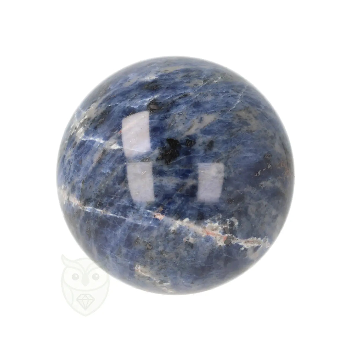 Sodaliet bol nr. 15 - 202 gram Ø 5,32 cm | Edelsteen bol