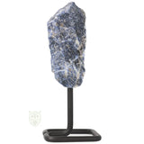 Sodaliet ruw op standaard nr. 15 - 318 gram | Edelsteen sculptuur