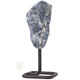 Sodaliet ruw op standaard nr. 15 - 318 gram | Edelsteen sculptuur