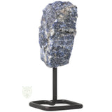 Sodaliet ruw op standaard nr. 15 - 318 gram | Edelsteen sculptuur
