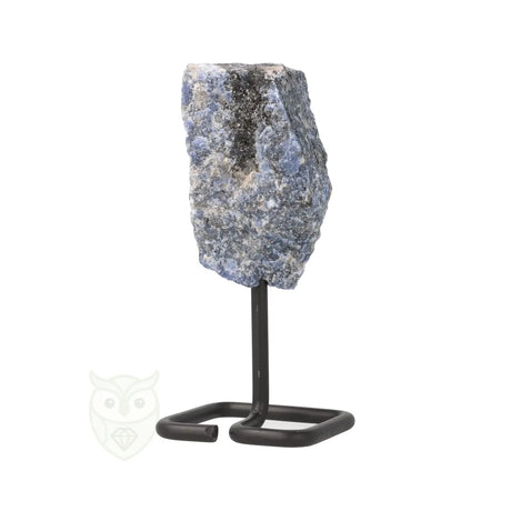 Sodaliet ruw op standaard nr. 16 - 296 gram | Edelsteen sculptuur