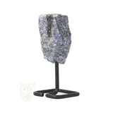 Sodaliet ruw op standaard nr. 16 - 296 gram | Edelsteen sculptuur