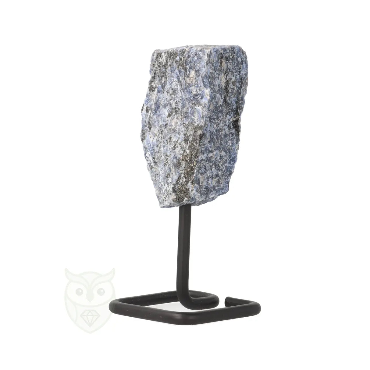 Sodaliet ruw op standaard nr. 16 - 296 gram | Edelsteen sculptuur