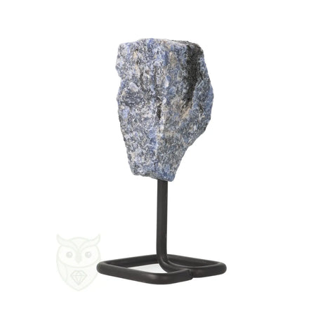Sodaliet ruw op standaard nr. 16 - 296 gram | Edelsteen sculptuur
