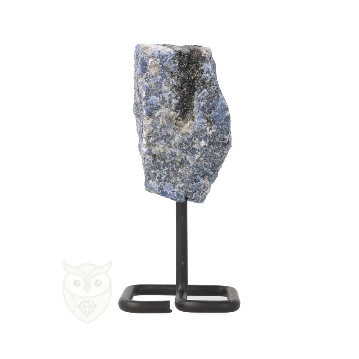 Sodaliet ruw op standaard nr. 16 - 296 gram | Edelsteen sculptuur