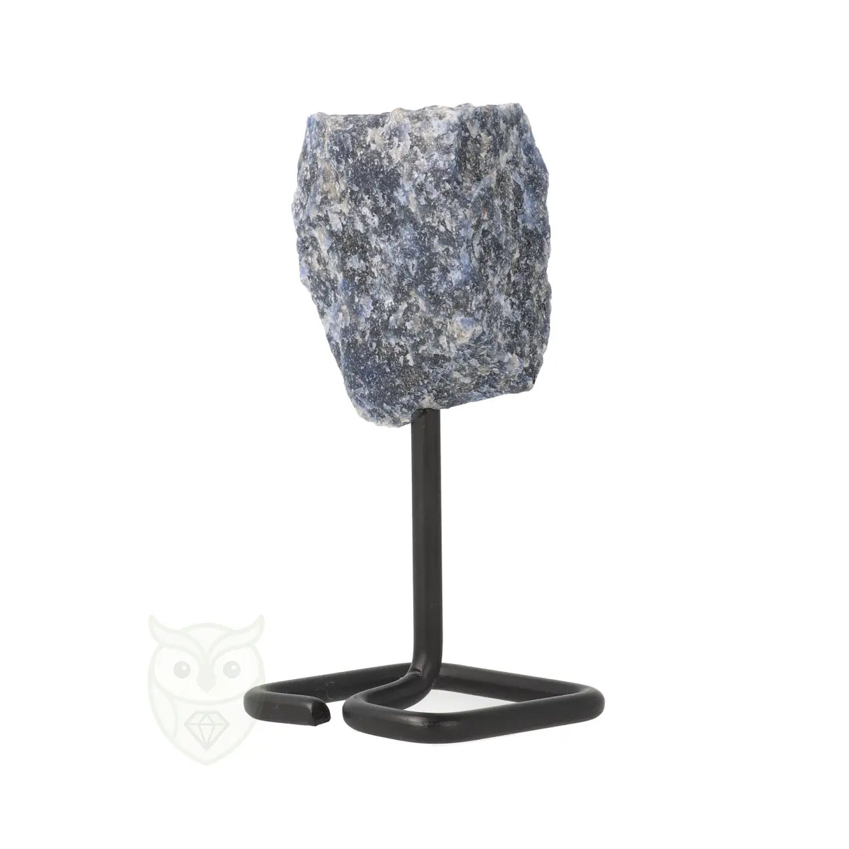 Sodaliet ruw op standaard nr. 18 - 276 gram | Edelsteen sculptuur