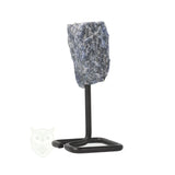 Sodaliet ruw op standaard nr. 18 - 276 gram | Edelsteen sculptuur