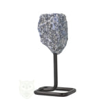 Sodaliet ruw op standaard nr. 18 - 276 gram | Edelsteen sculptuur