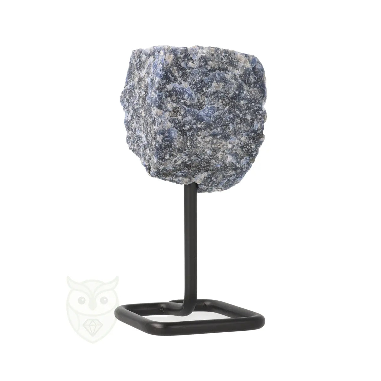 Sodaliet ruw op standaard nr. 18 - 276 gram | Edelsteen sculptuur