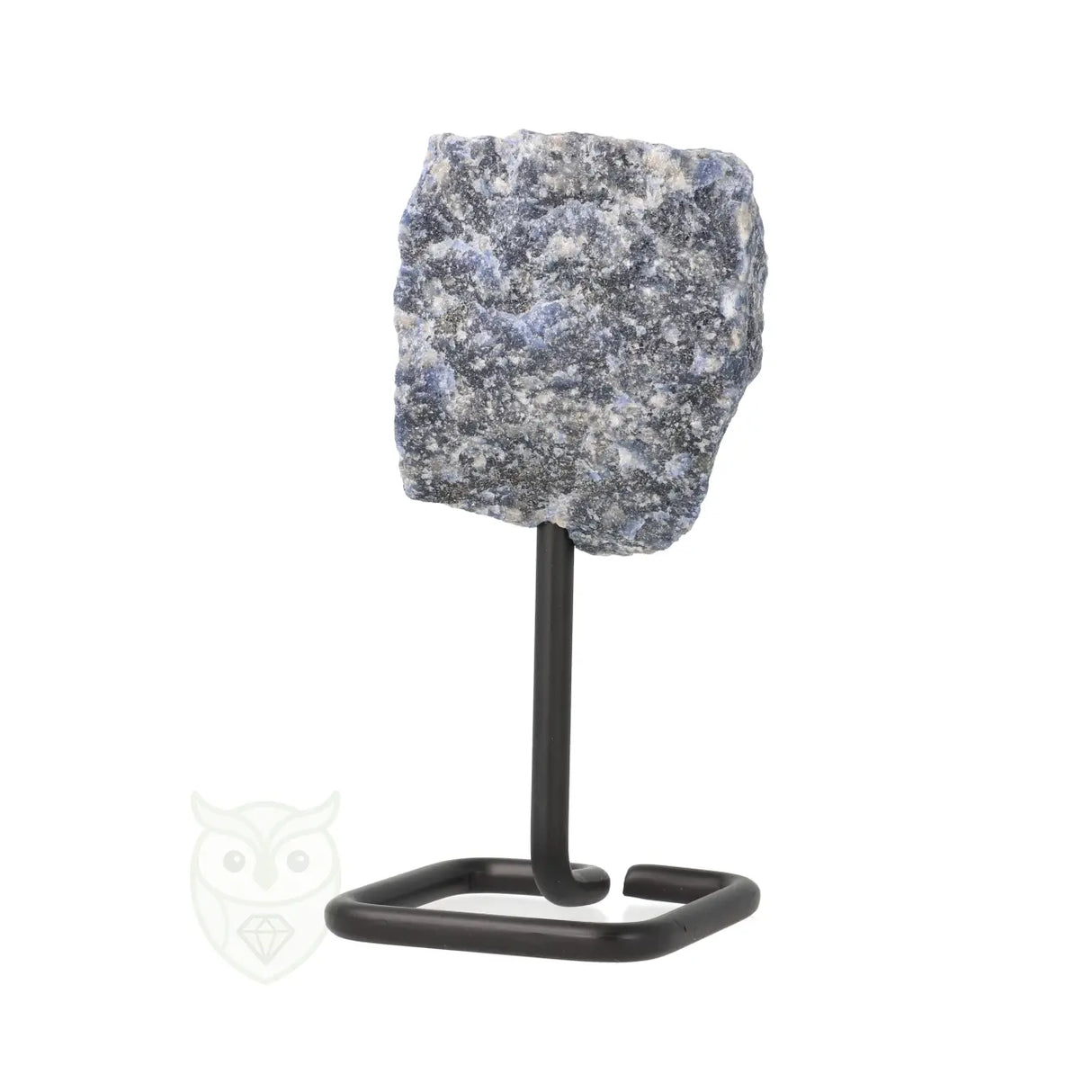 Sodaliet ruw op standaard nr. 18 - 276 gram | Edelsteen sculptuur