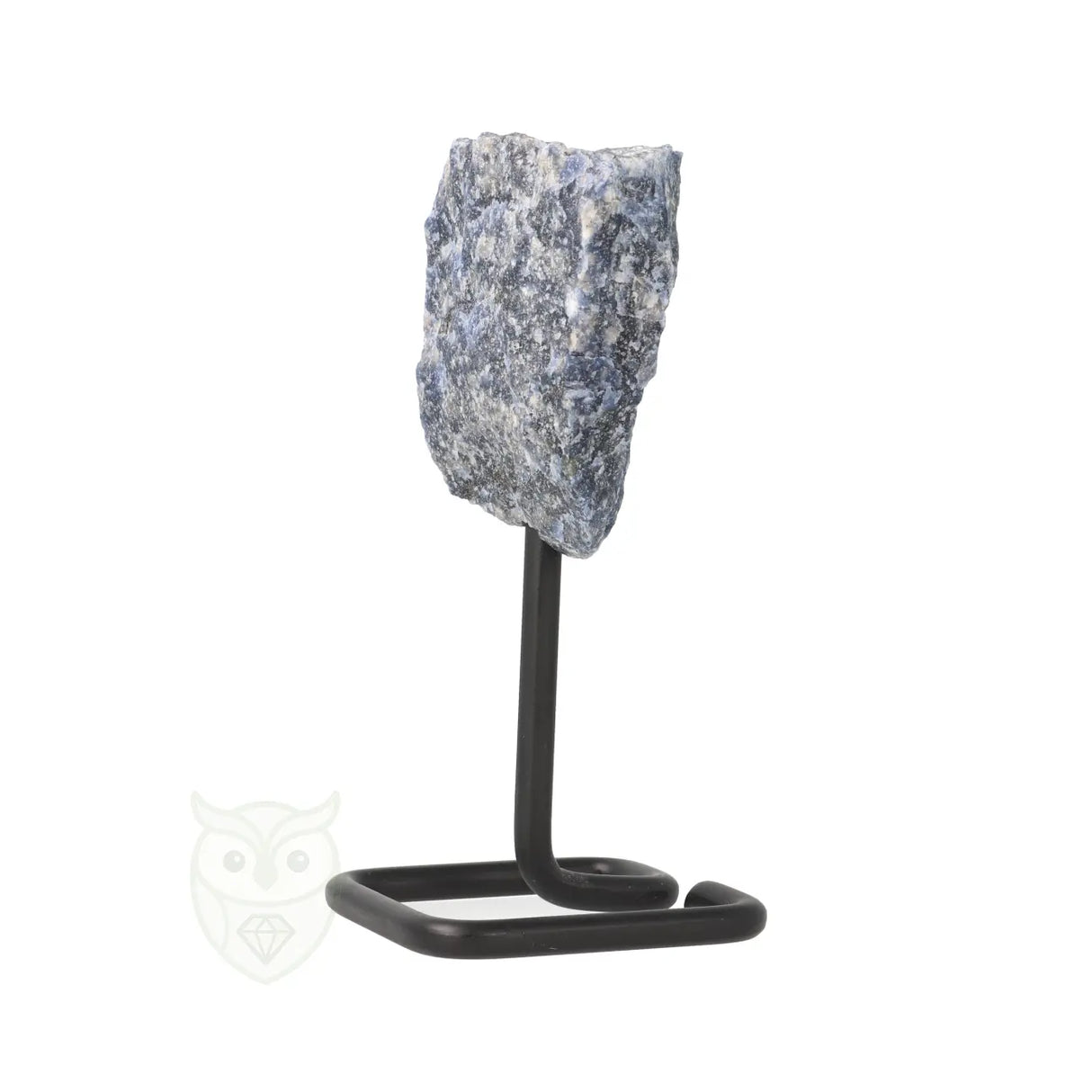 Sodaliet ruw op standaard nr. 18 - 276 gram | Edelsteen sculptuur