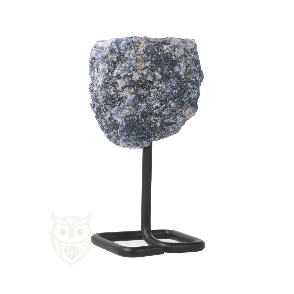 Sodaliet ruw op standaard nr. 18 - 276 gram | Edelsteen sculptuur