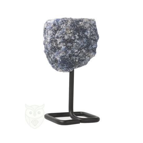 Sodaliet ruw op standaard nr. 18 - 276 gram | Edelsteen sculptuur