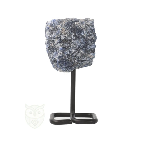 Sodaliet ruw op standaard nr. 18 - 276 gram | Edelsteen sculptuur
