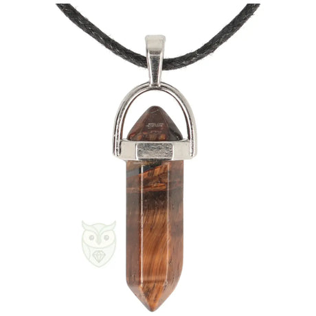 Tiger's Eye Double Terminated Pendant no. 16 | Gemstone Jewelry