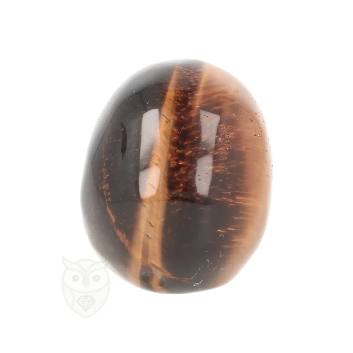 Tijgeroog schedel nr. 24 - 102 gram | Edelsteen skull