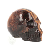 Tijgeroog schedel nr. 24 - 102 gram | Edelsteen skull