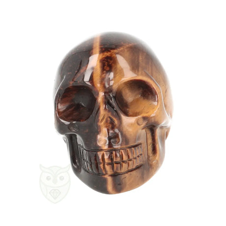 Tijgeroog schedel nr. 24 - 102 gram | Edelsteen skull