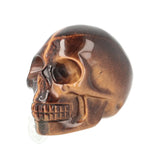 Tijgeroog schedel nr. 24 - 102 gram | Edelsteen skull