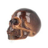 Tijgeroog schedel nr. 24 - 102 gram | Edelsteen skull