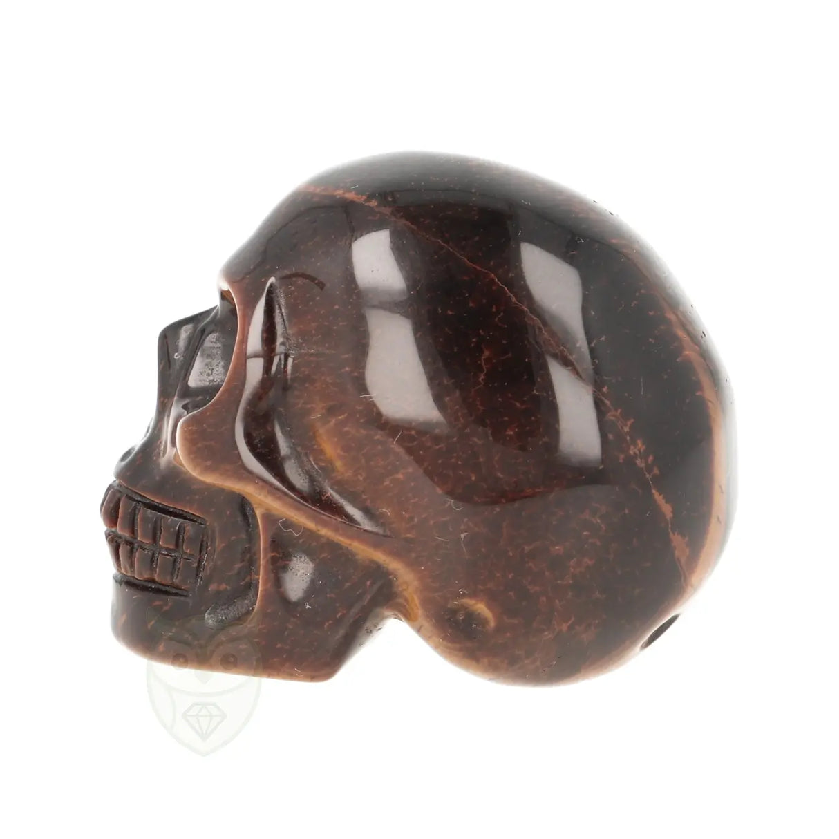 Tijgeroog schedel nr. 24 - 102 gram | Edelsteen skull