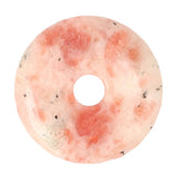 Zonnesteen donut hanger nr. 11 - Ø 4 cm | Edelsteen sieraad