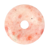 Zonnesteen donut hanger nr. 12 - Ø 4 cm | Edelsteen sieraad