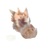 Agaat Chalcedoon Geode Drakenschedel 619 gram