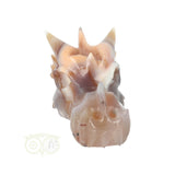 Agaat Chalcedoon Geode Drakenschedel 619 gram
