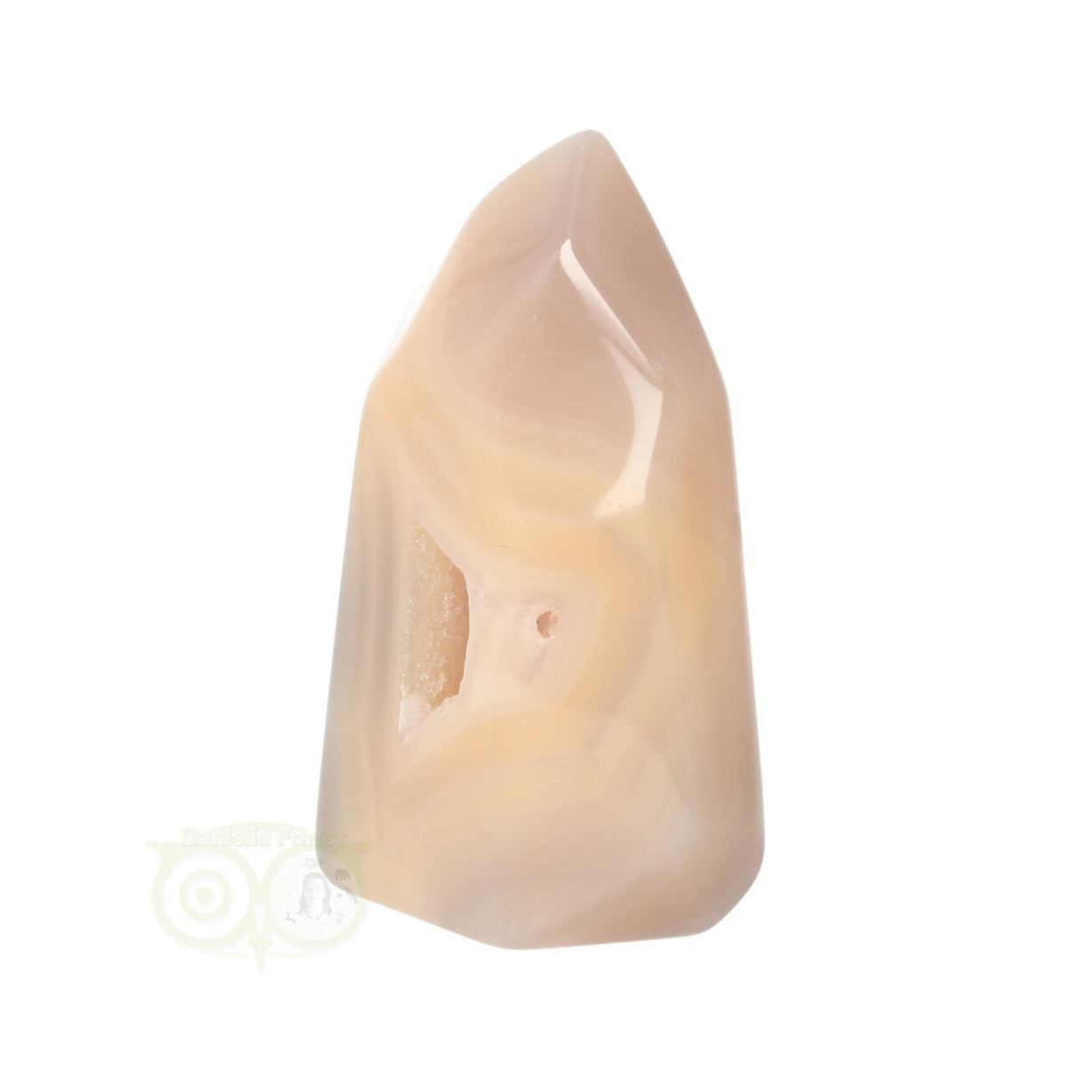 Agate thin Geode point No. 15