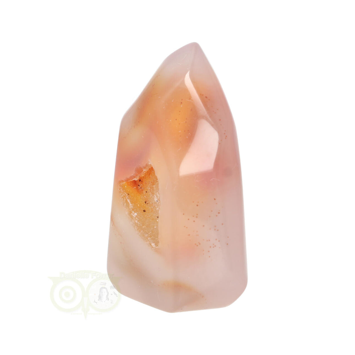 Agaat dunne Geode punt Nr 18