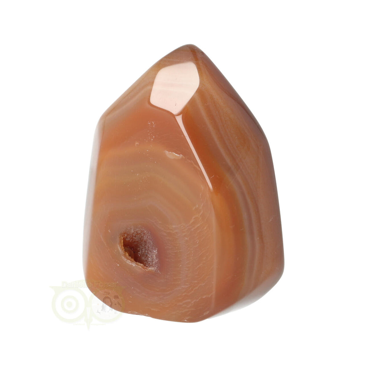 Agaat dunne Geode punt Nr 20