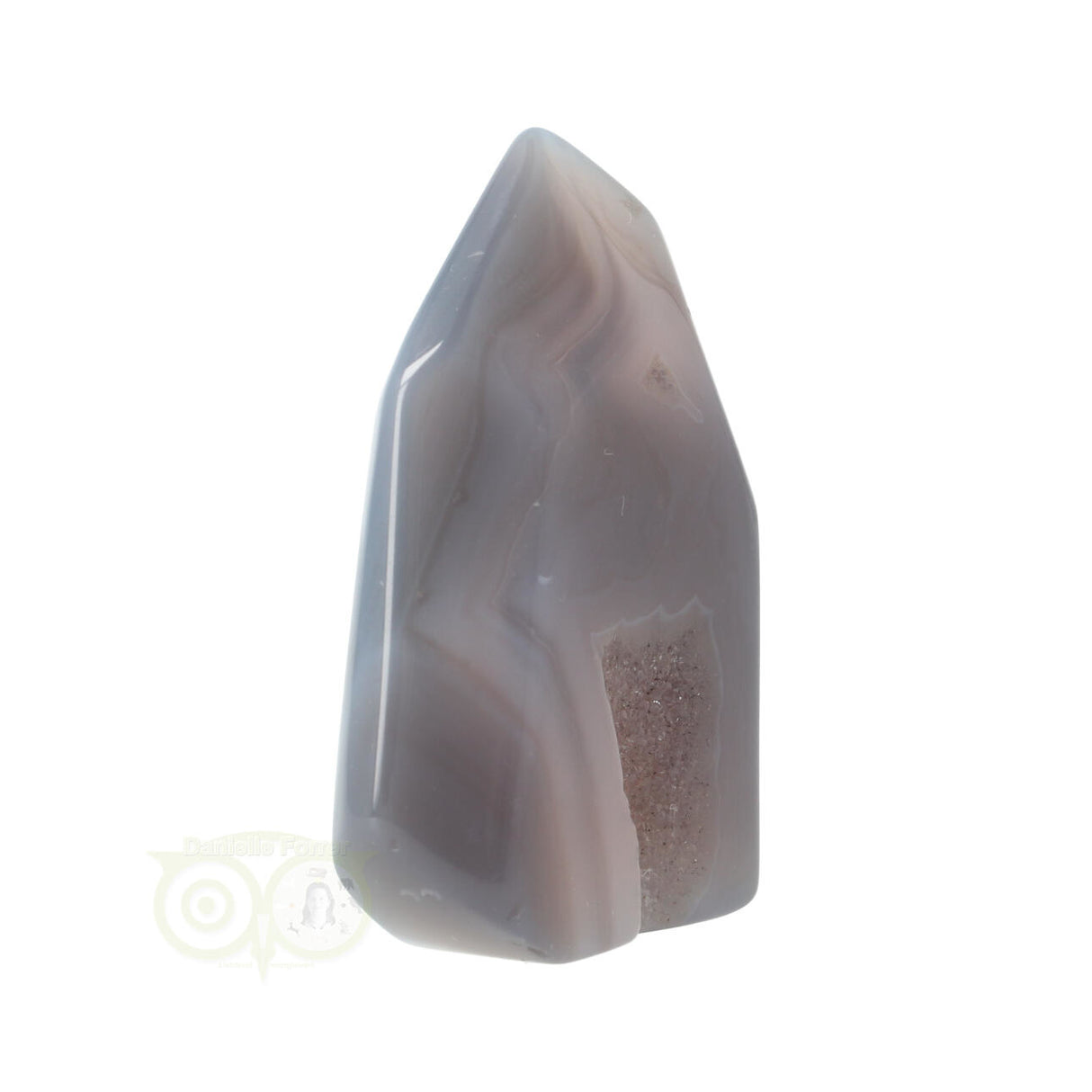 Agaat dunne Geode punt Nr 21