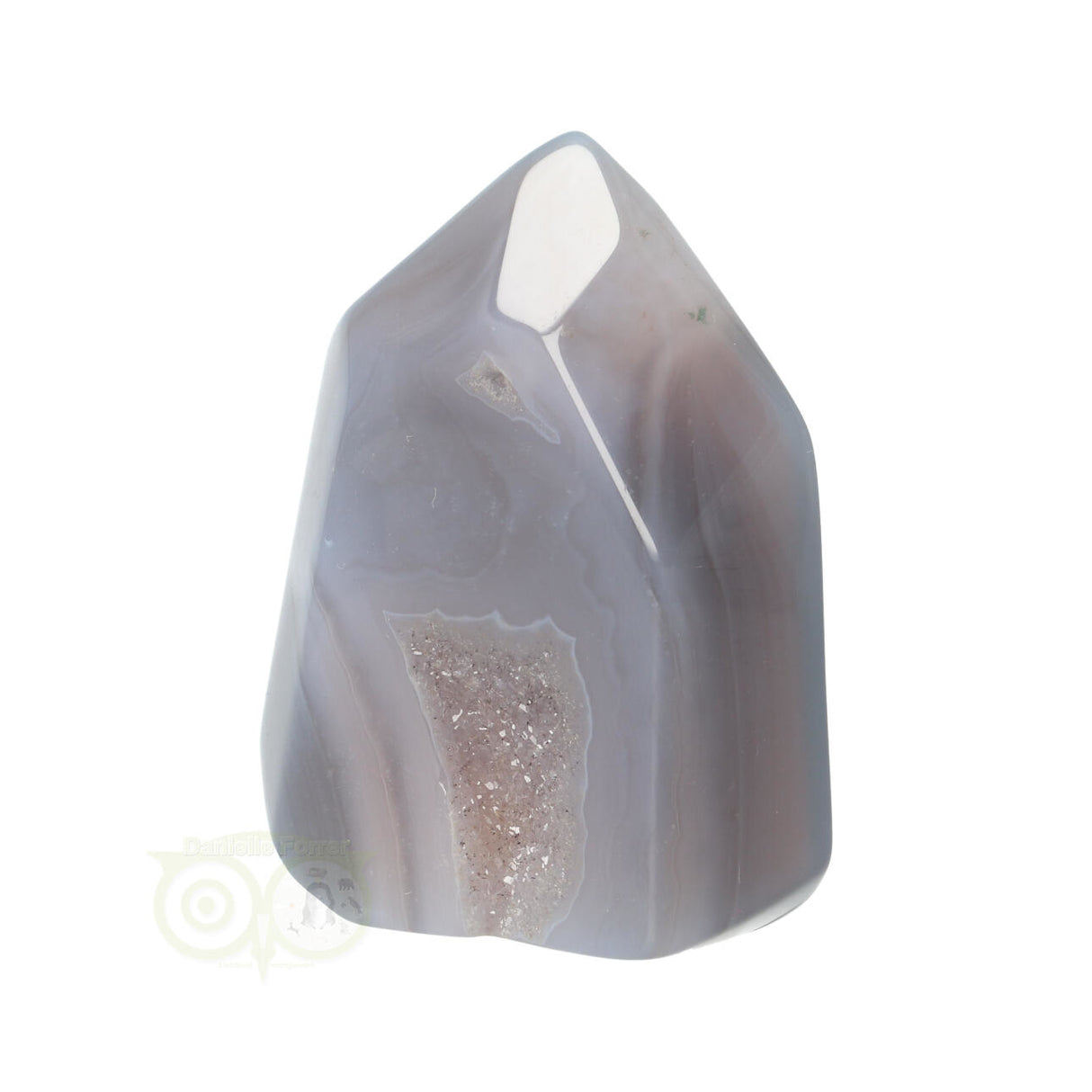 Agaat dunne Geode punt Nr 21