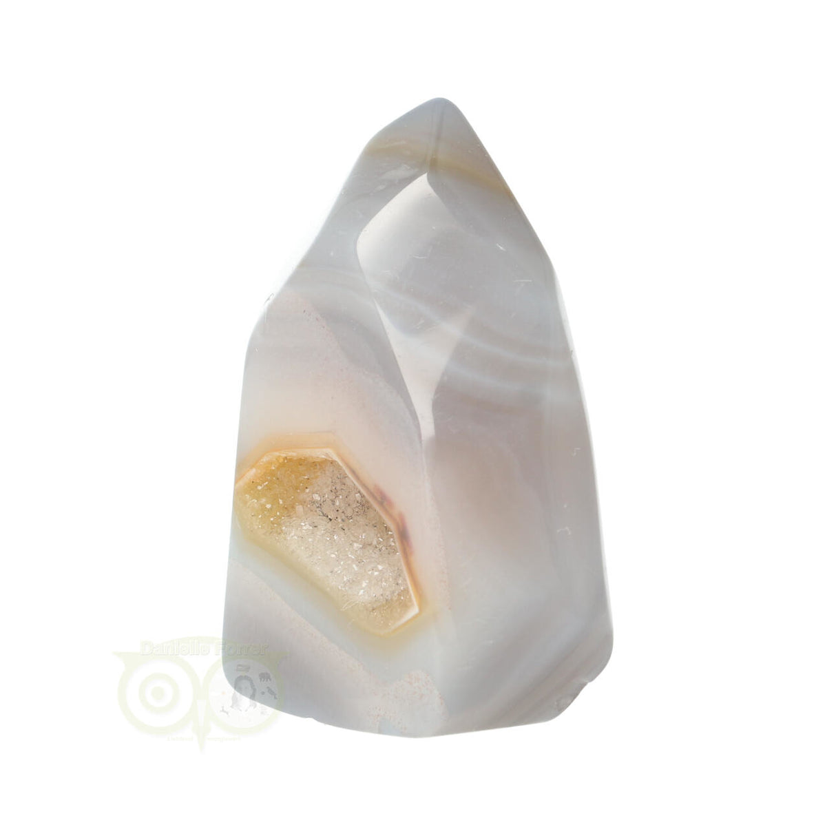 Agate thin Geode point No. 26