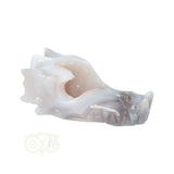 Edelstenen draak agaat geode 157 gram carving