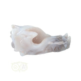 Agaat draken schedel 157 gram met natuurlijke patronen