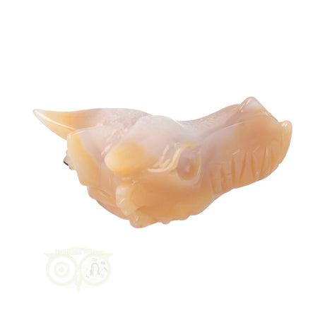 Agaat geode schedel draak 218 gram edelsteen