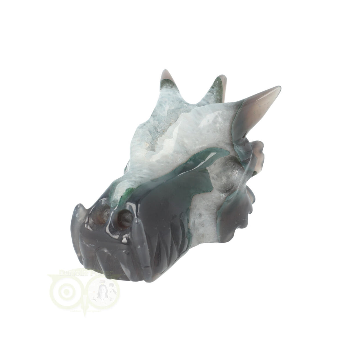 Agate Geode Dragon Skull 234 grams