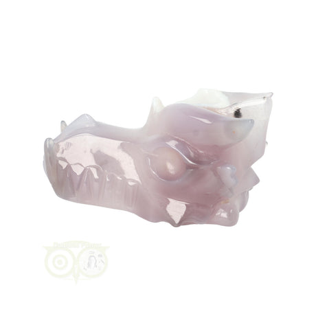 Agaat geode draak 311 gram met lichte kleurnuances