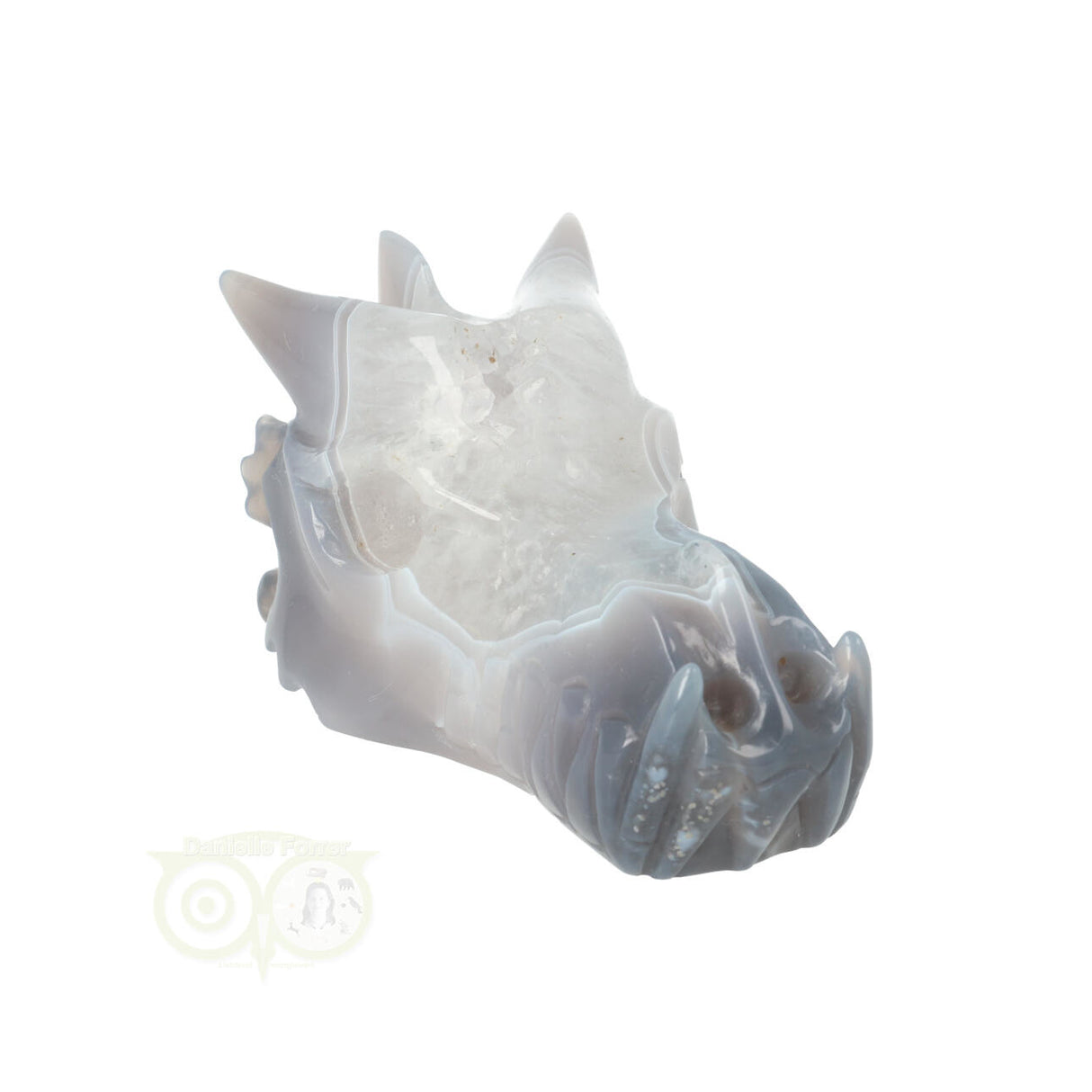 Agaat Geode Drakenschedel 357 gram