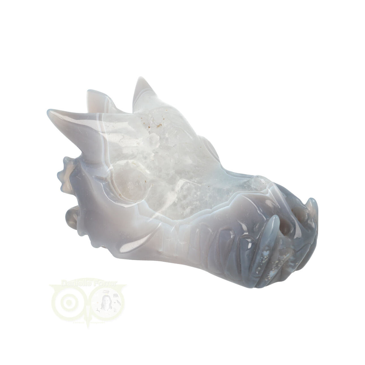 Agaat Geode Drakenschedel 357 gram