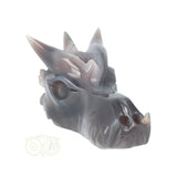 Agaat Geode Drakenschedel 589 gram