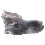Agaat Geode Drakenschedel 589 gram